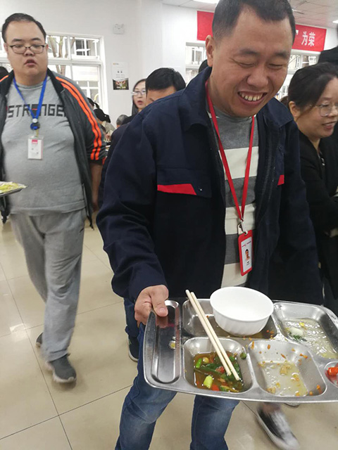 星沙園區(qū)食堂開展光盤行動(dòng)見成效